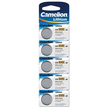 Camelion CR2032-BP5 CR2032, baterie litowe, 5 szt.